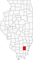 Hamilton County Map Illinois