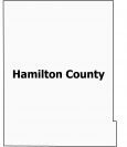 Hamilton County Map Kansas