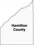 Hamilton County Map Nebraska