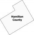 Hamilton County Map Texas