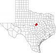 Hamilton County Map Texas Locator