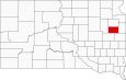 Hamlin County Map South Dakota Locator