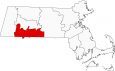 Hampden County Map Massachusetts Locator