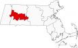 Hampshire County Map Massachusetts Locator