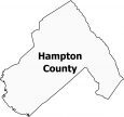 Hampton County Map South Carolina