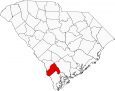 Hampton County Map South Carolina Locator