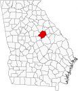 Hancock County Map Georgia Locator