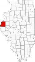 Hancock County Map Illinois