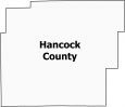 Hancock County Map Indiana