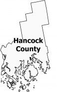 Hancock County Map Maine