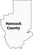 Hancock County Map Mississippi
