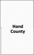 Hand County Map South Dakota