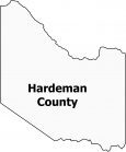 Hardeman County Map Texas