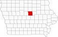 Hardin County Map Iowa Locator