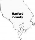 Harford County Map Maryland