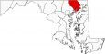 Harford County Map Maryland Locator