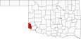 Harmon County Map Oklahoma Locator