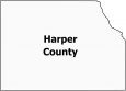 Harper County Map Oklahoma