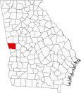 Harris County Map Georgia Locator