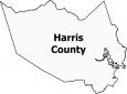 Harris County Map Texas