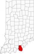 Harrison County Map Indiana Locator