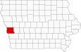 Harrison County Map Iowa Locator