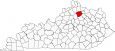 Harrison County Map Kentucky Locator