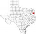 Harrison County Map Texas Locator