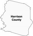 Harrison County Map West Virginia