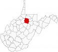 Harrison County Map West Virginia Locator