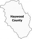 Haywood County Map North Carolina