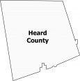 Heard County Map Georgia