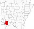 Hempstead County Map Arkansas Locator