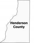 Henderson County Map Illinois Locator
