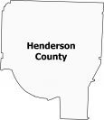 Henderson County Map Tennessee