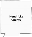 Hendricks County Map Indiana