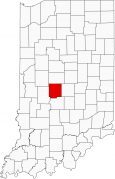 Hendricks County Map Indiana Locator