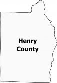 Henry County Map Alabama