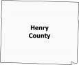 Henry County Map Missouri