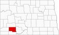 Hettinger County Map North Dakota Locator
