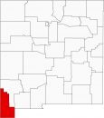 Hidalgo County Map New Mexico Locator