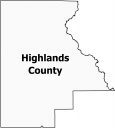 Highlands County Map Florida
