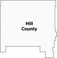 Hill County Map Montana