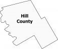 Hill County Map Texas