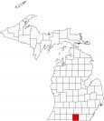 Hillsdale County Map Michigan Locator