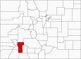Hinsdale County Map Colorado Locator