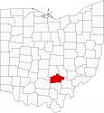 Hocking County Map Ohio Locator