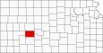 Hodgeman County Map Kansas Inset