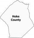 Hoke County Map North Carolina