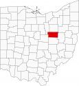 Holmes County Map Ohio Locator
